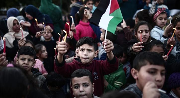 'Filistinli cesur kz' Temimi'ye destek gsterisi