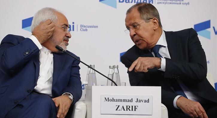 Rusya Dileri Bakan Lavrov, ran Dileri Bakan Zarif ile bir araya geldi