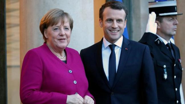 Macron ve Merkel'den Putin'e Dou Guta ars