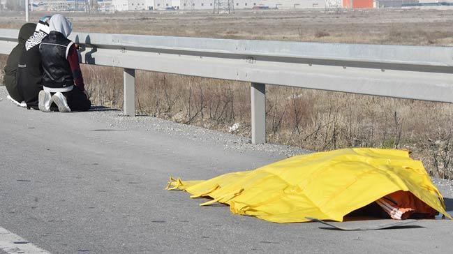 Konya'da otomobilin arpt yaya hayatn kaybetti: Aratakiler dehete dt