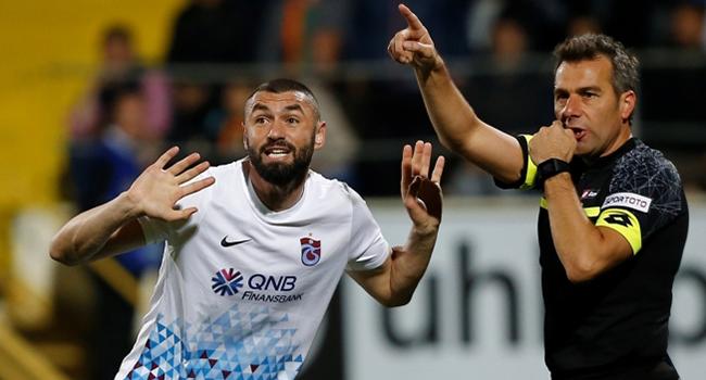 Trabzonspor'da Burak Ylmaz, Beikta manda forma giyemeyecek