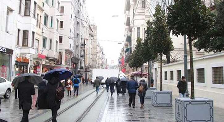 stiklal Caddesi'nde aalandrma almas balad