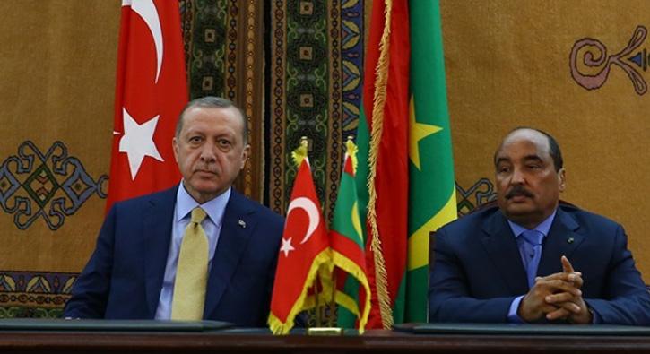 Cumhurbakan Erdoan Moritanyal mevkida ile grt