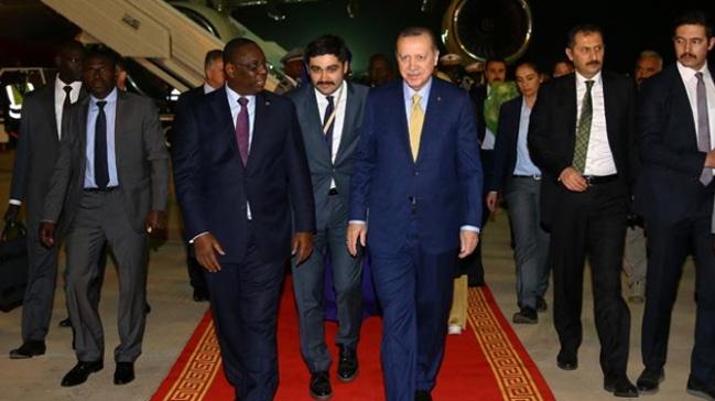 Cumhurbakan Erdoan Senegal'e geldi