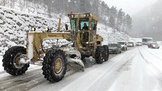Zonguldak'ta 68 ky yolu kardan kapand