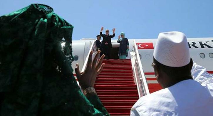 Cumhurbakan Erdoan Mali'ye geldi 