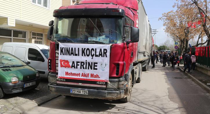 'Knal Kolar' Afrin'deki askerlere gnderildi