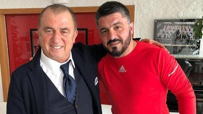 Fatih Terim, talya'da Gattuso'yu ziyaret etti