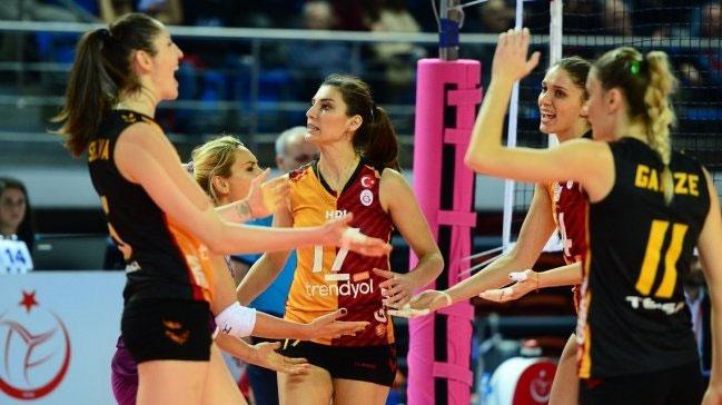 Galatasaray, voleybolda seriyi eitledi!