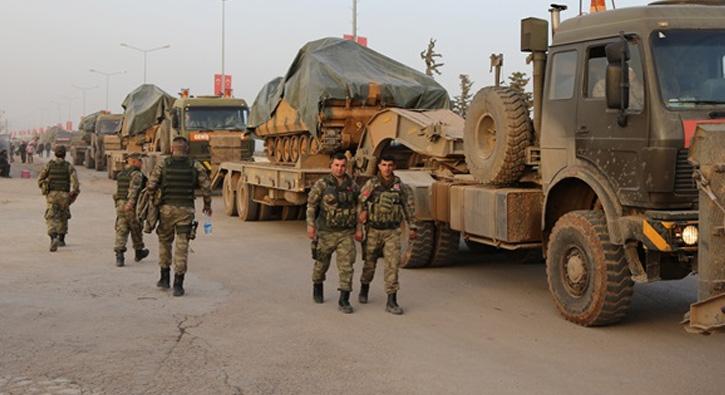 Snra askeri sevkiyat devam ediyor: 6 aralk TIR konvoyu Kilis'te