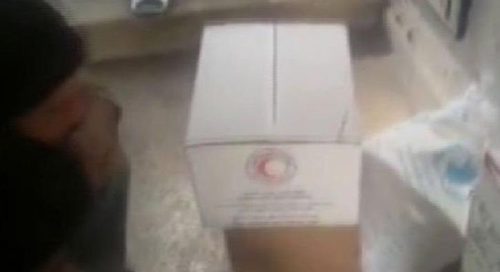 BM'nin yardm paketlerinden kurtlanm yiyecek kt iddia edildi