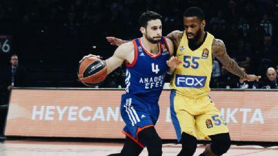 Anadolu Efes, konuk ettii Maccabi FOX Tel Aviv'e 94-81 malup oldu