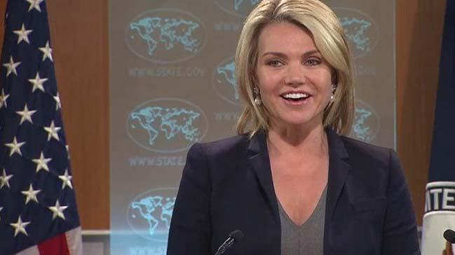 ABD Dileri Bakanl Szcs Heather Nauert terr rgt PKK/PYD Trkiye sorusuna cevap veremedi