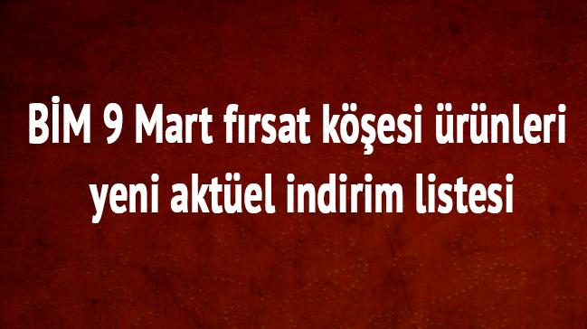 BM 9 Mart frsat kesi rnleri yeni aktel indirim listesi