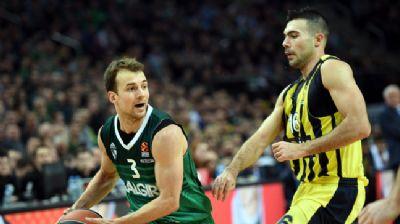 Fenerbahe Dou, deplasmanda Zalgiris'i 85-78 malup etti ve play-off'u garantiledi