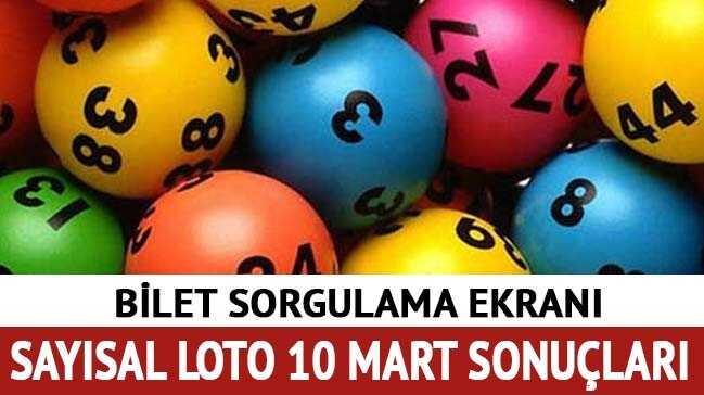 10 Mart Saysal Loto sonular akland!