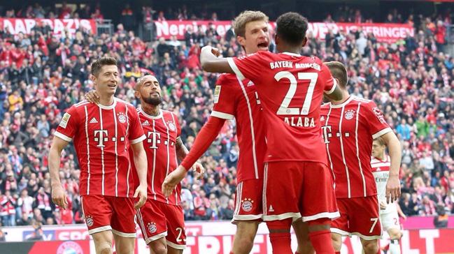 Bayern Mnih, Hamburg'u 6-0 malup etti