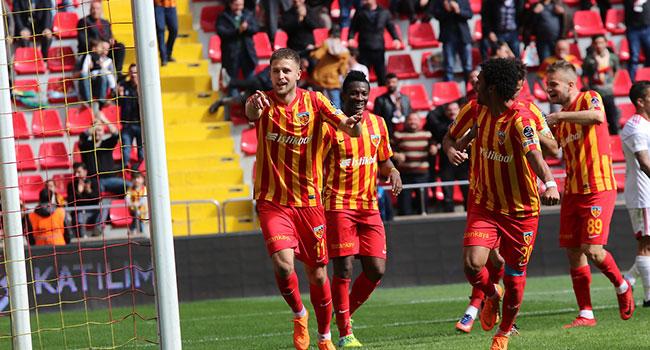 5 goll mata kazanan Kayserispor!