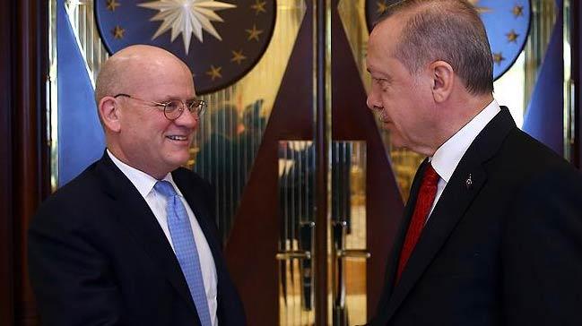 Cumhurbakan Erdoan, General Electric CEO'sunu kabul etti