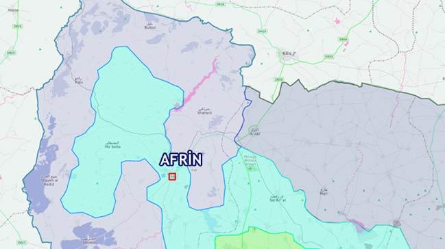 Afrin'de 6 ky daha terristlerden temizlendi