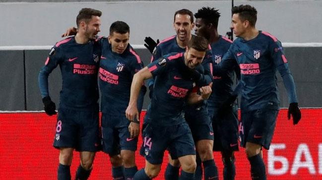 Atletico Madrid, Lokomotiv Moskova'y eleyerek UEFA Avrupa Ligi'nde eyrek finale ykseldi