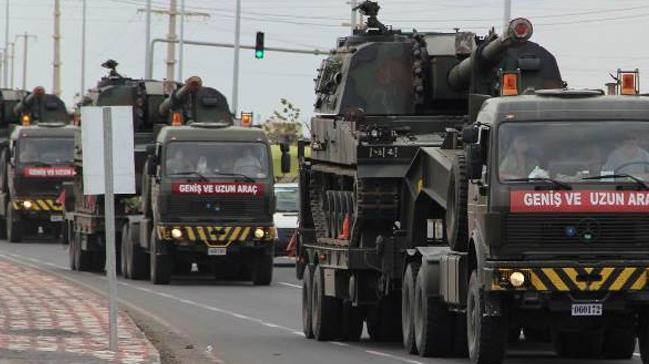 Hatay'a gelen tanklar snr birliklerine sevk edildi  