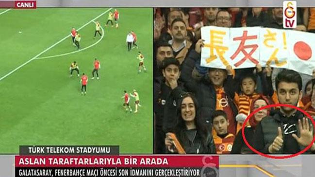 Galatasaray idmannda olay '6' hareketi!