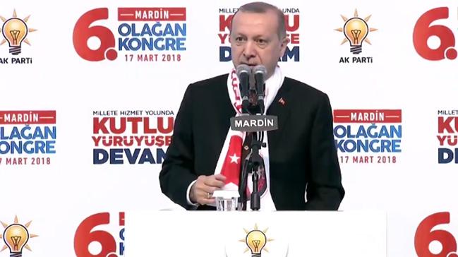 Cumhurbakan Erdoan: Vatanmz bldrmem, byle bir ey olamaz
