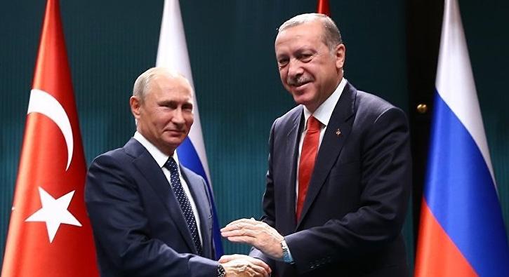 Cumhurbakan Erdoan,Putin'le telefonla  grt