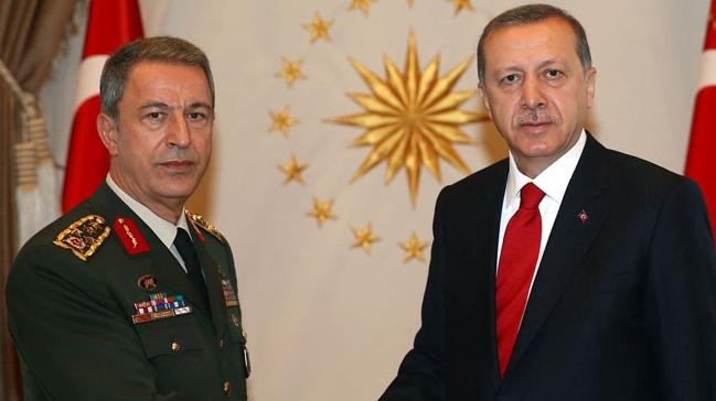 Cumhurbakan Erdoan, Orgeneral Akar' kabul edecek