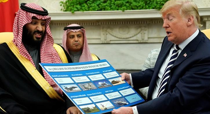 Suudi Arabistan veliaht prensi Muhammed bin Selman Trump ile bir araya geldi
