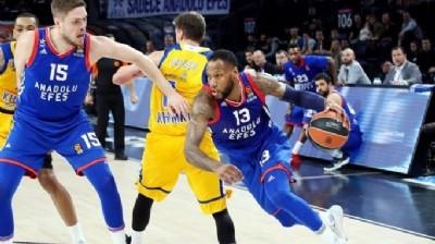 Anadolu Efes: 73 Khimki Moskova: 85