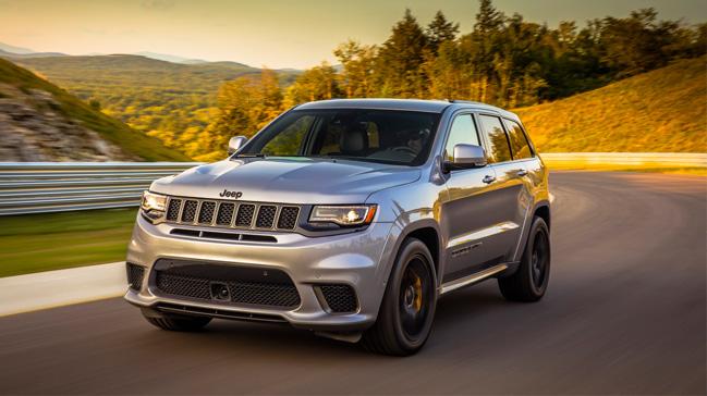 Gelmi gemi en hzl Jeep,  Grand Cherokee Trackhawk sonbaharda Trkiyede