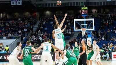 Real Madrid sahasnda Zalgiris Kaunas' 88-81 malup etti!