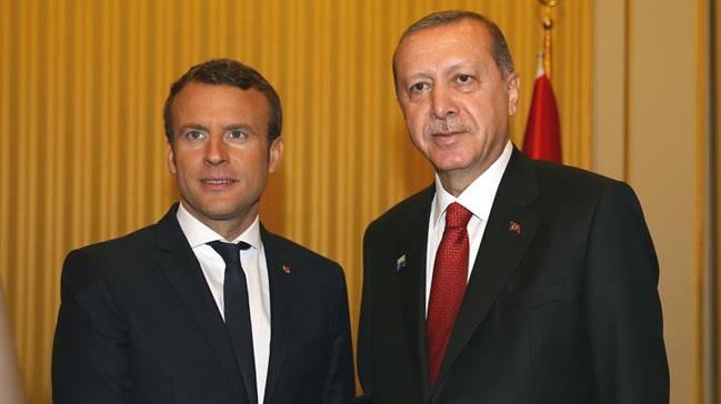 Cumhurbakan Erdoan'dan Macron'a: Dou Akdeniz'de Trkiyenin ve KKTCnin haklar korunmal