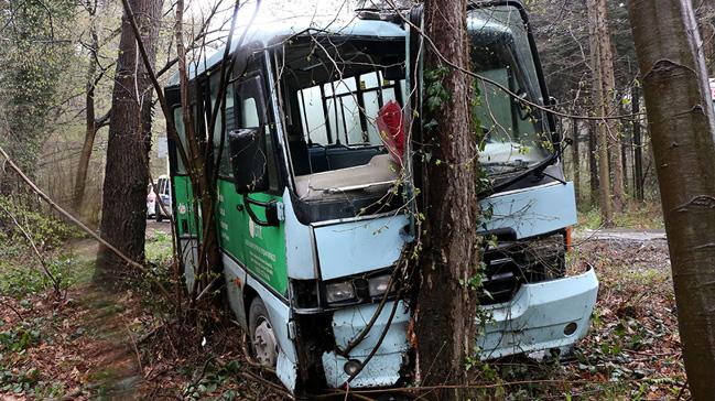 Saryer'de yolcu minibs kaza yapt: 5 yaral 