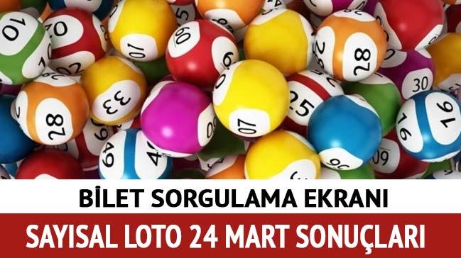 24 Mart Saysal Loto sonular akland