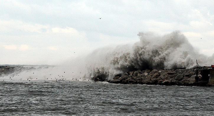 Meteorolojiden denizde frtna uyars yapld