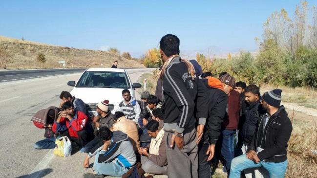 Erzurum'da 160 yabanc uyruklu yakaland 