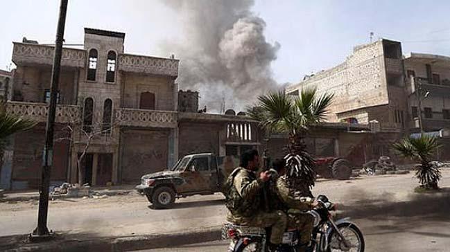 Afrin'de terr rgt PKK/YPG'nin tuzaklad bomba patlad 3 sivil hayatn kaybetti