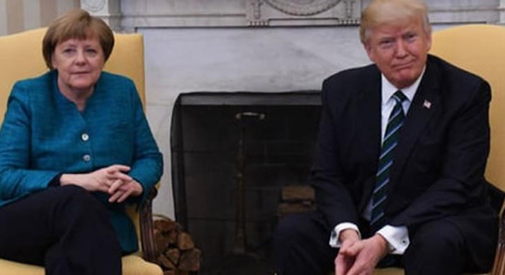 Trump ile Merkel'den 'ngiltere ile dayanma' vurgusu