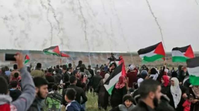 srail, 6 noktada binlerce Filistinlinin topland Gazze snrn kapal askeri blge ilan etti