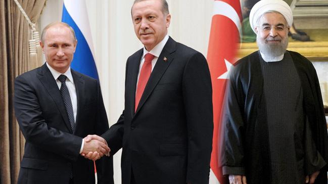 Cumhurbakan Erdoan, Putin ve Ruhani Ankarada bir araya gelecek 