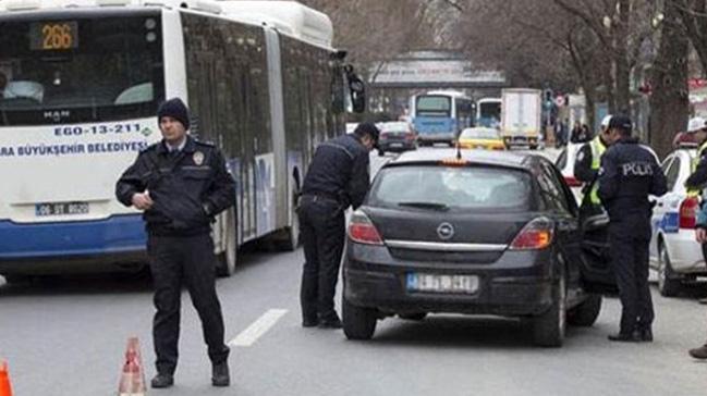 Ankara'da 4 bin polis Putin ve Ruhani iin alarma geti