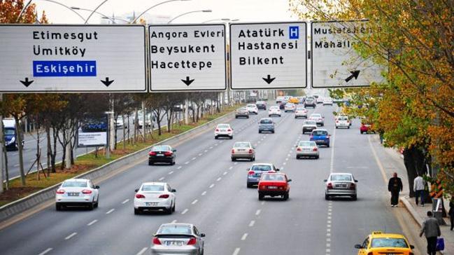 Ankarada baz yollar trafie kapatlacak  