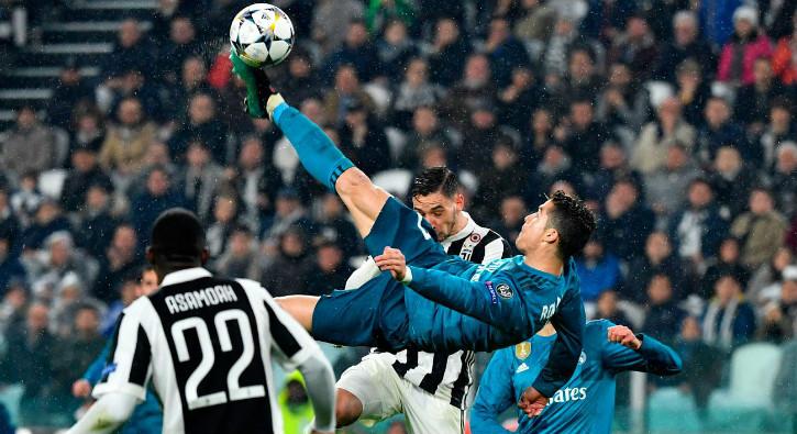 C.Ronaldo'nun Juventus'a att gol izle Juventus Real Madrid ma zeti golleri
