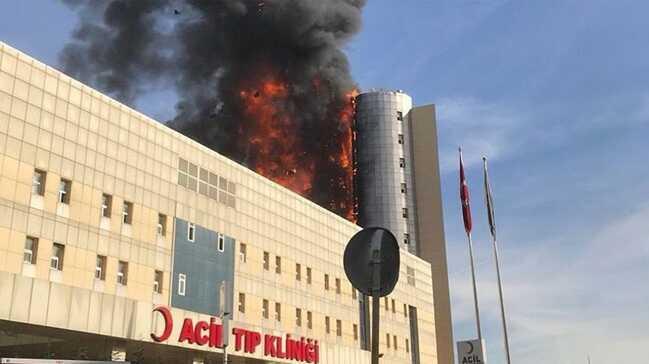 Taksim lkyardm Hastanesi'ndeki yangn ile ilgili soruturma balatld