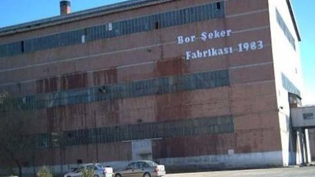 Bor eker Fabrikas'nn zelletirilmesi ihalesi yapld