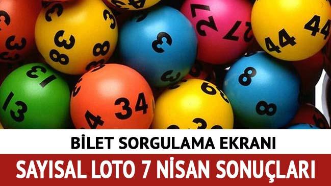 Saysal Loto 7 Nisan sonular akland