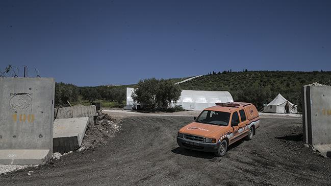 Hatay'da almas planlanan 'Zeytin Dal' Gmrk Kaps grntlendi